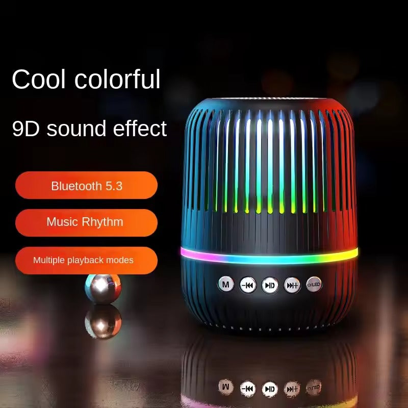 Mini Bocina M4 Bluetooth Speaker | FM Radio & Color Light